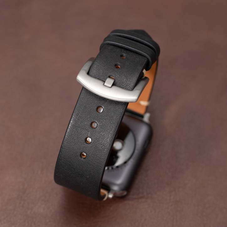 Premium italiensk læderrem til Apple Watch