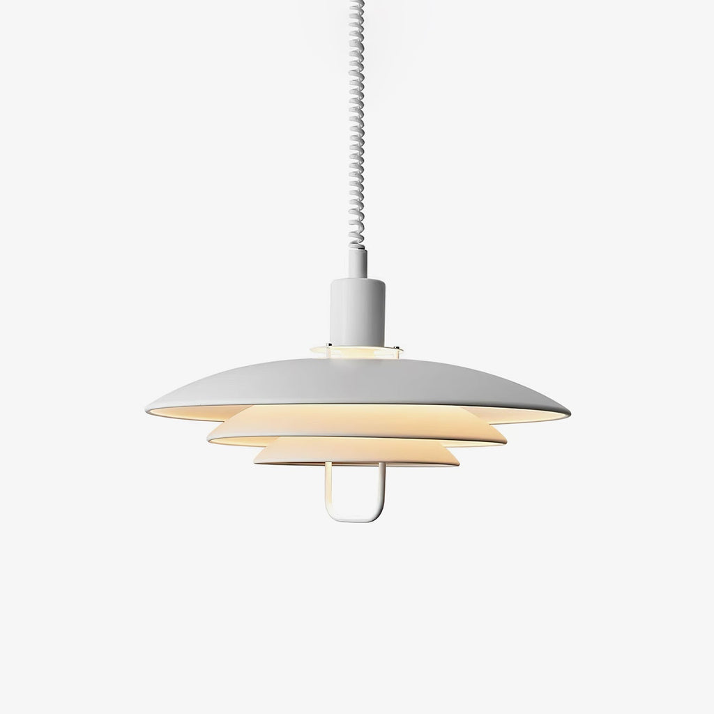 Lampă suspendată Poul — design cu trei abajururi concentrice