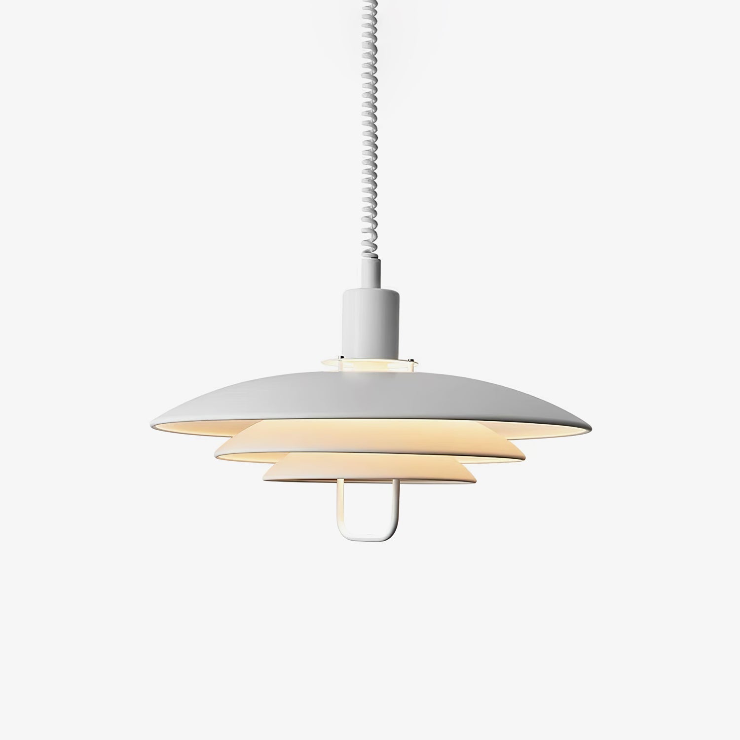Lampă suspendată Poul — design cu trei abajururi concentrice