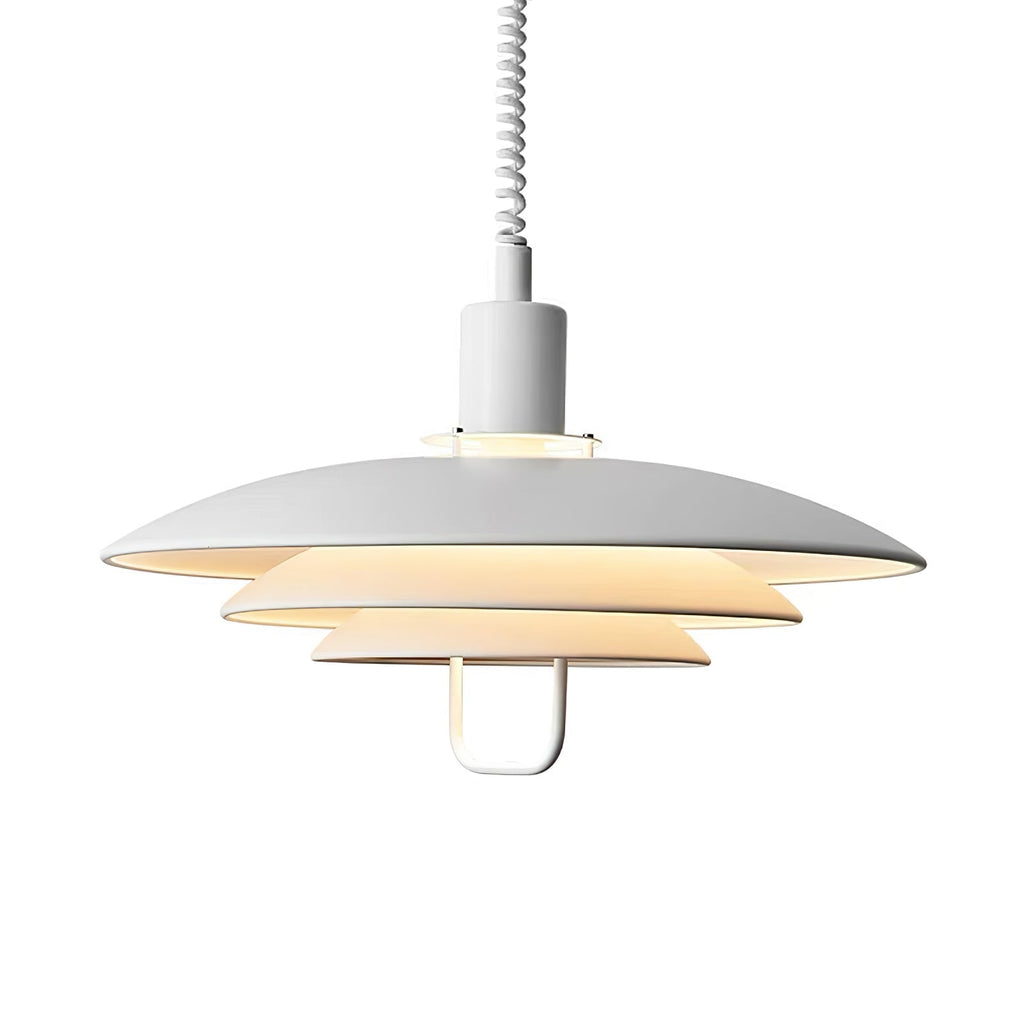 Lampă suspendată Poul — design cu trei abajururi concentrice