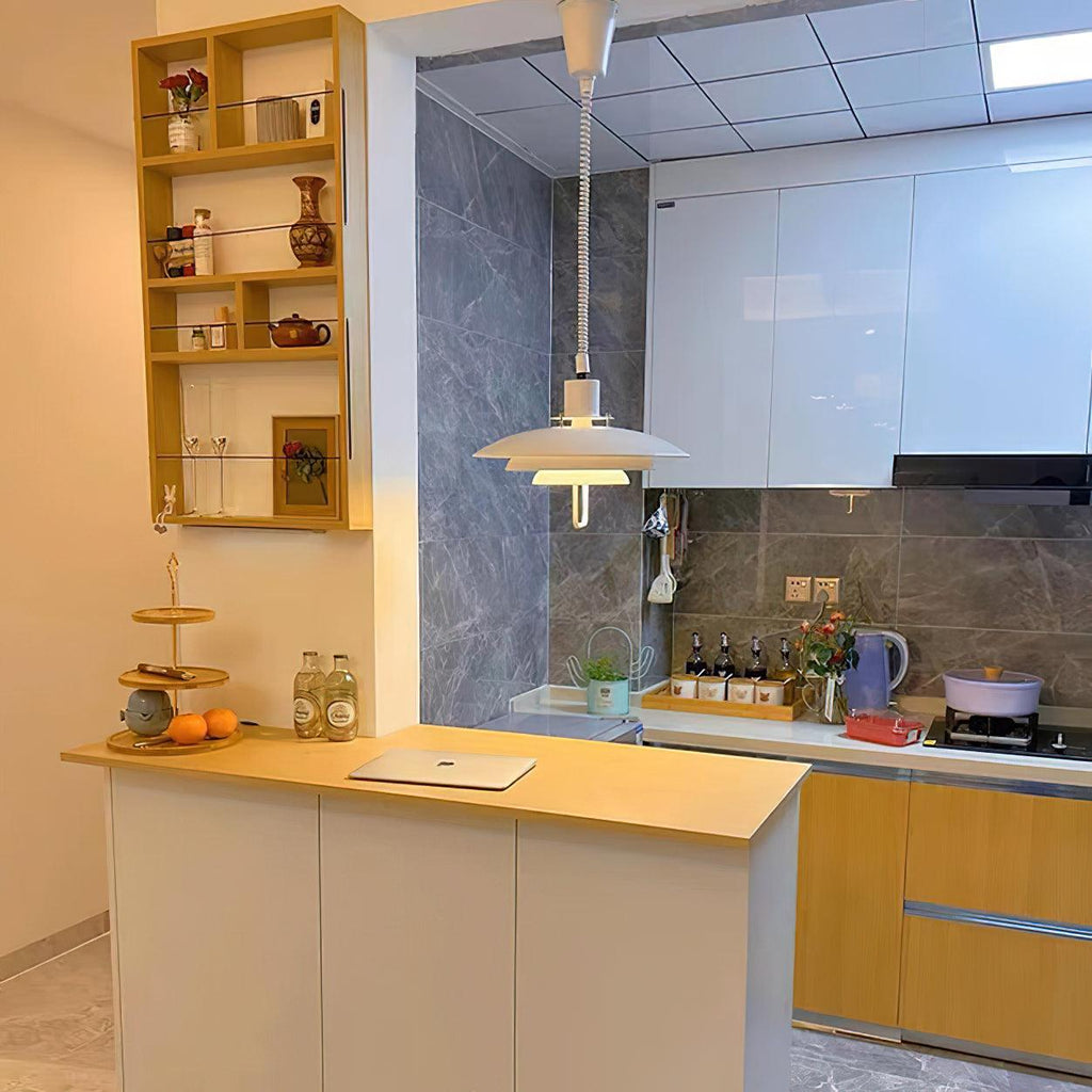 Lampă suspendată Poul — design cu trei abajururi concentrice