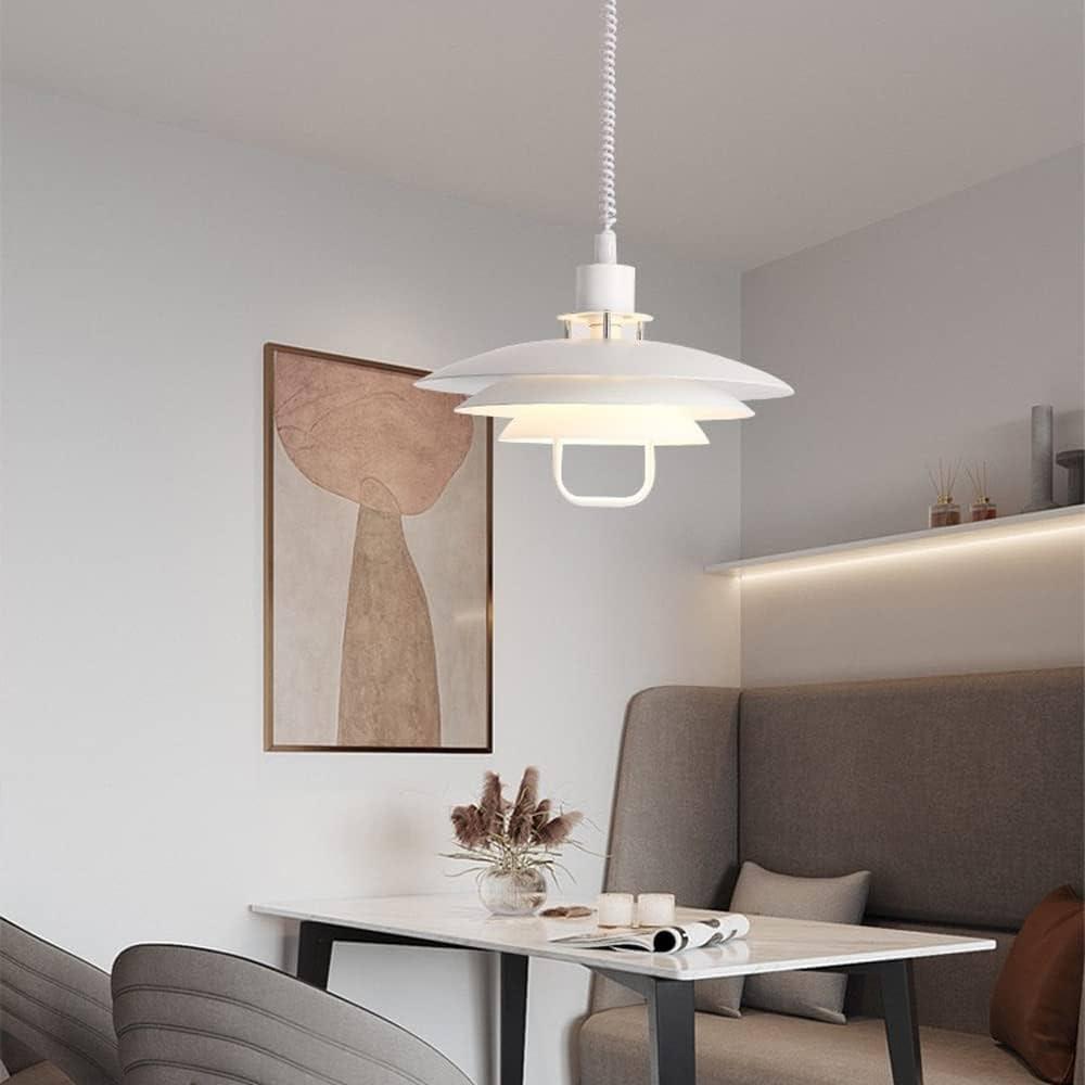 Lampă suspendată Poul — design cu trei abajururi concentrice