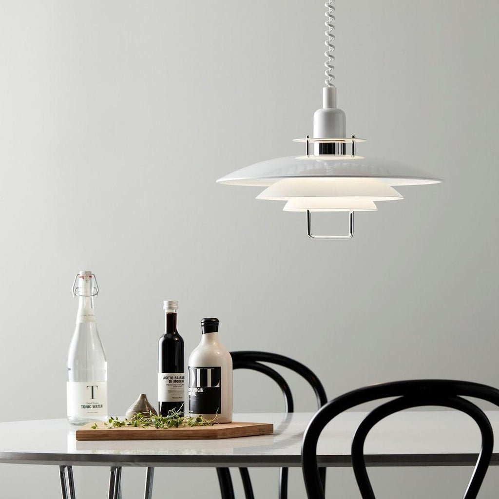 Lampă suspendată Poul — design cu trei abajururi concentrice