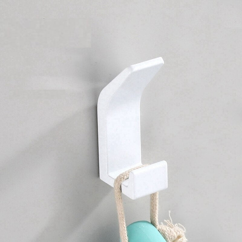 خطافات حائط من الألمنيوم باللونين الأسود والأبيض للزينة