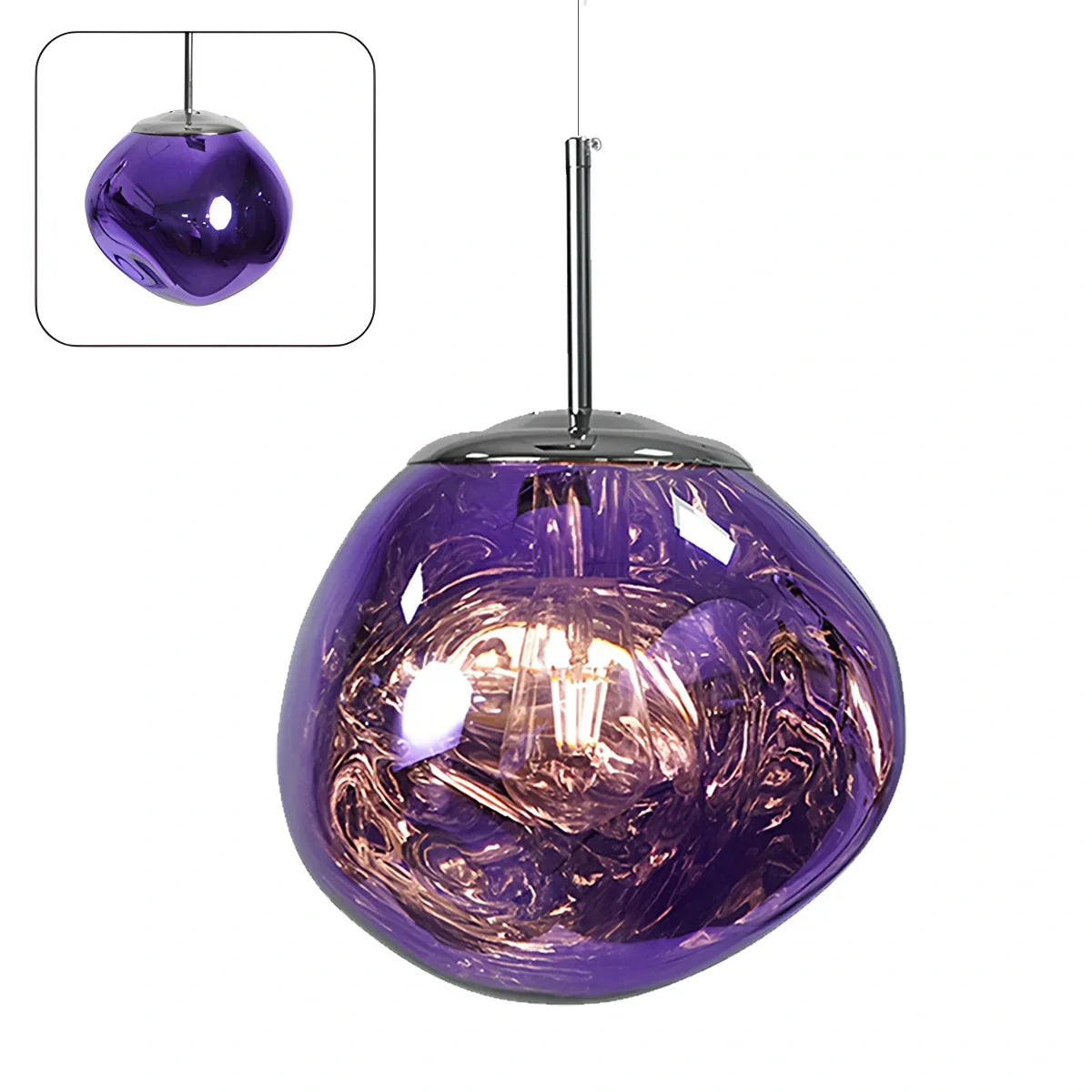 Lampu Gantung Lava Moden untuk Bilik Makan - Orntli