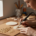 CraftMaster Pro Holzbrand- und Gravurwerkzeug-Set mit einstellbarer Temperatur
