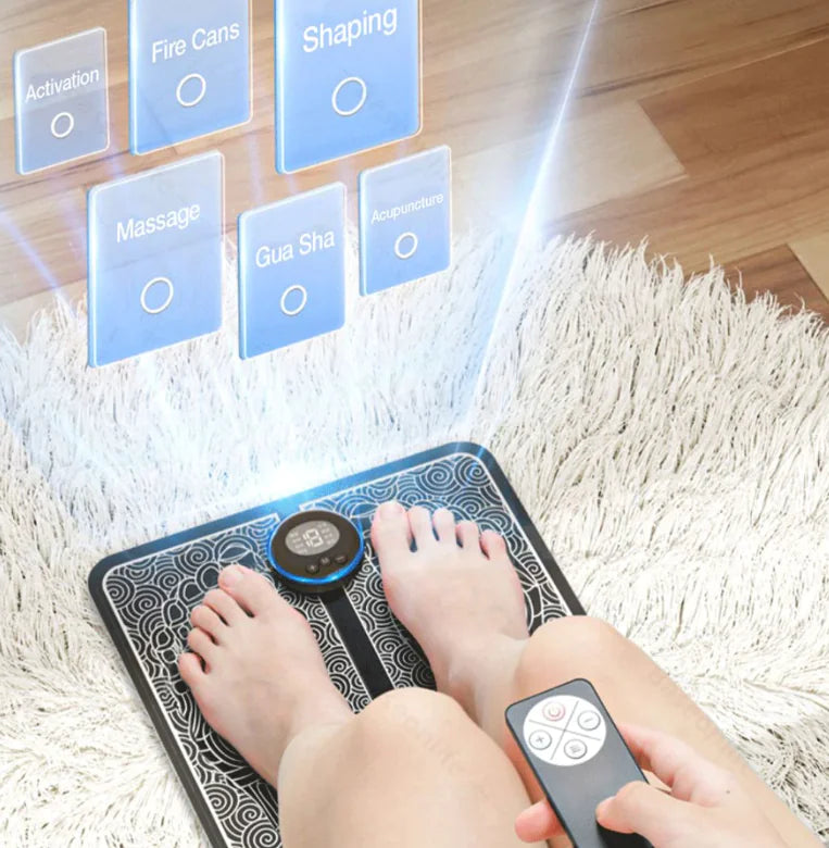 Tapete SerenePulse EMS para Neuropatia, Relaxamento e Bem-Estar