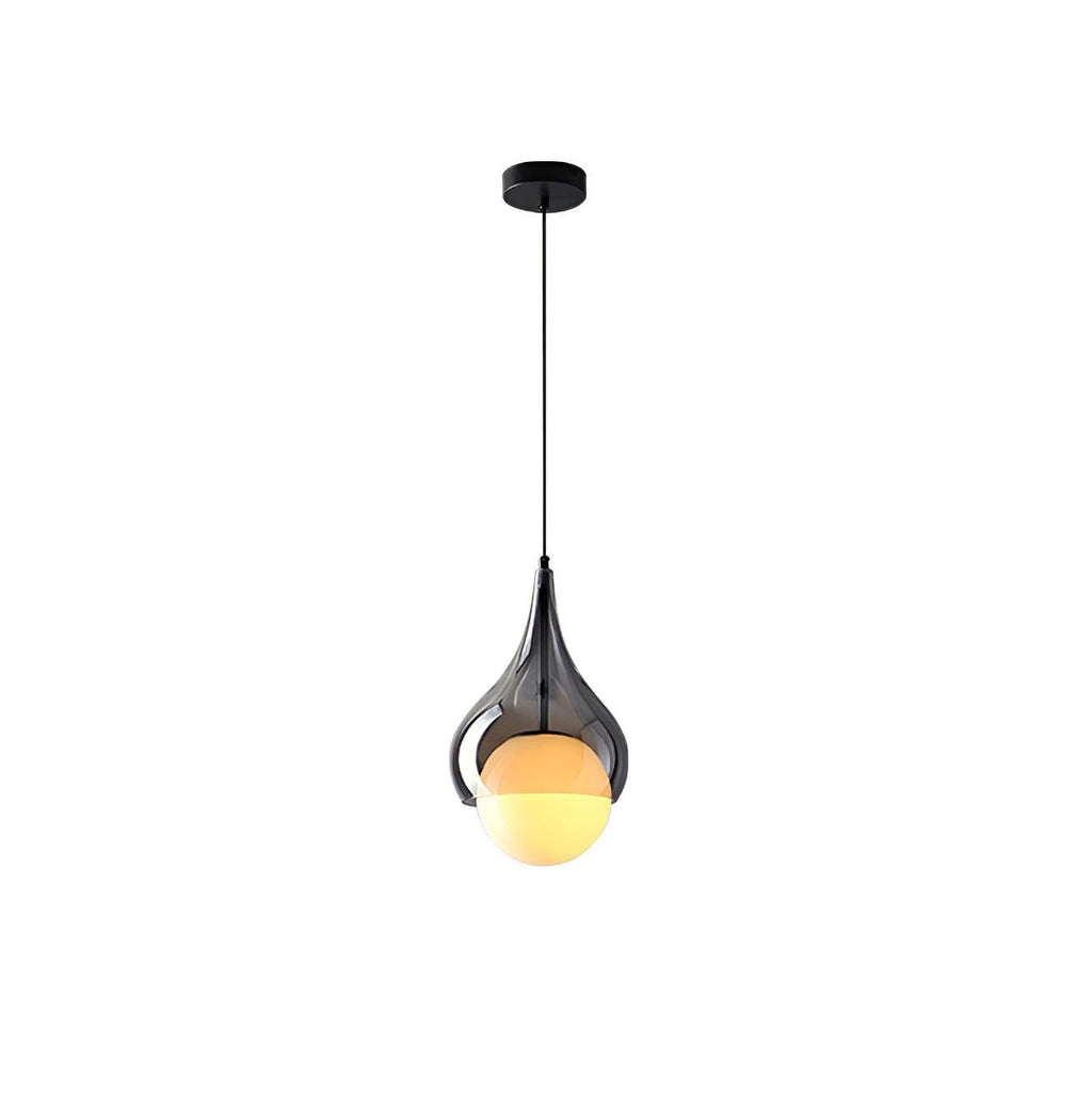 Glas-Pendelleuchte — Elegantes Tropfendesign