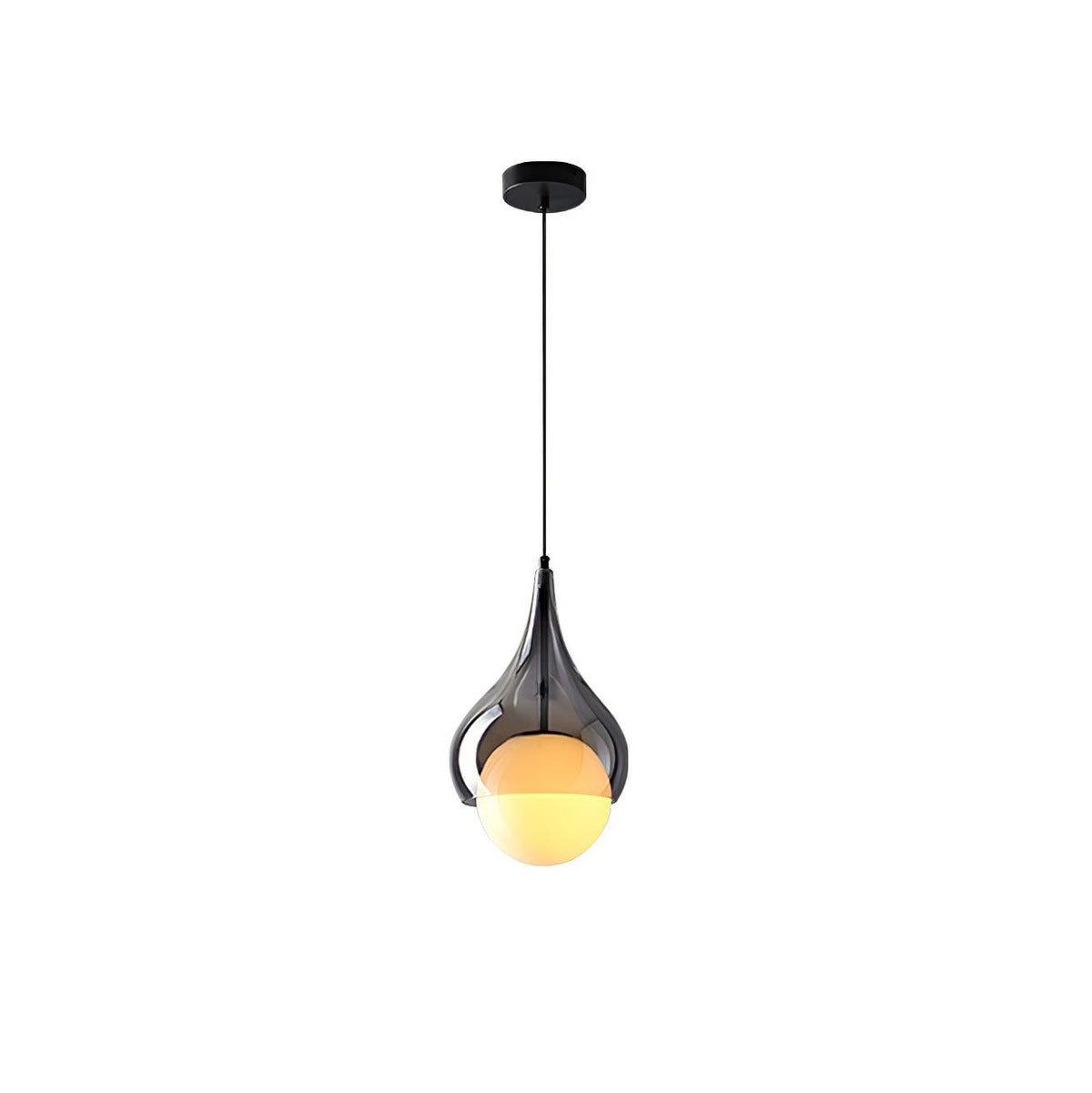 Glas-Pendelleuchte — Elegantes Tropfendesign