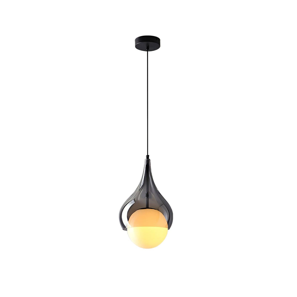 Glas-Pendelleuchte — Elegantes Tropfendesign