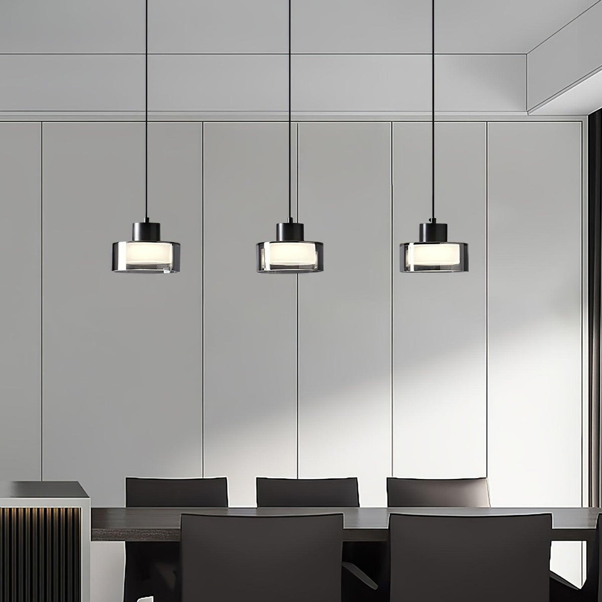 Glas-Pendelleuchte — Elegantes Tropfendesign