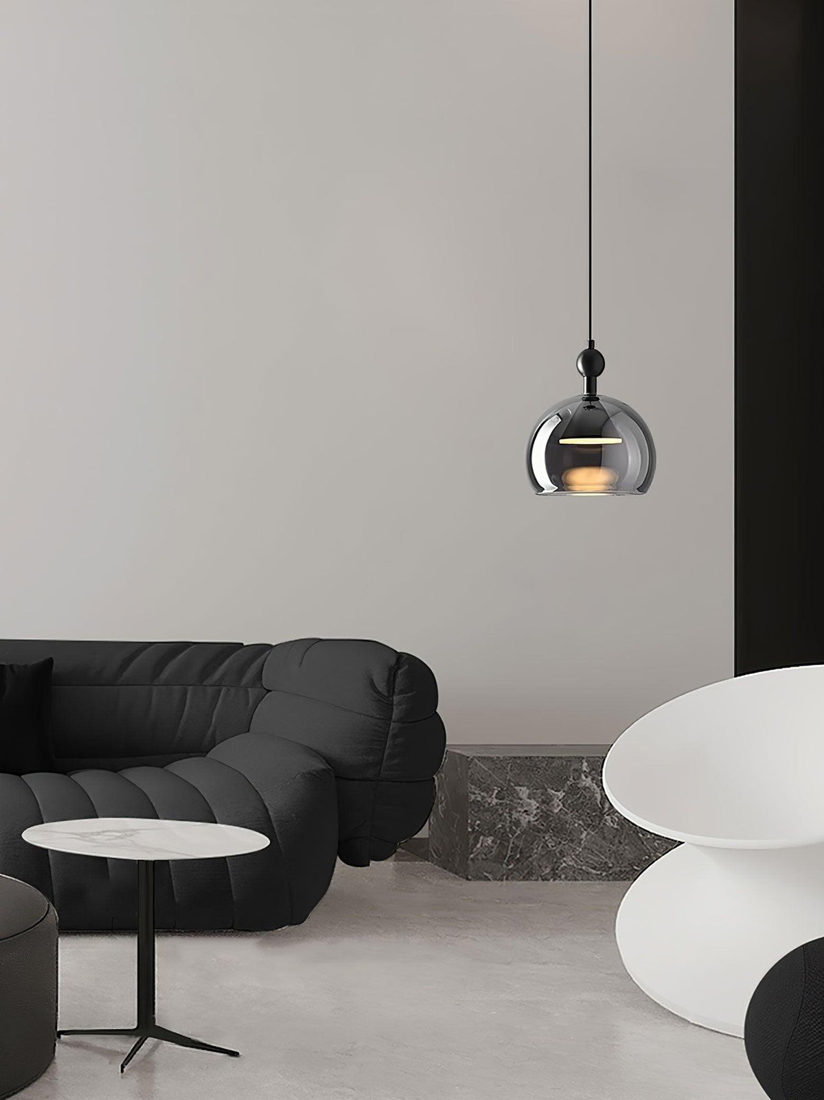 Glas-Pendelleuchte — Elegantes Tropfendesign