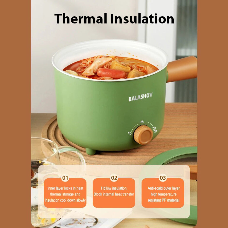 コンパクト電気ノンスティック炊飯器 ミニ鍋付き、110V/220V | Orntli