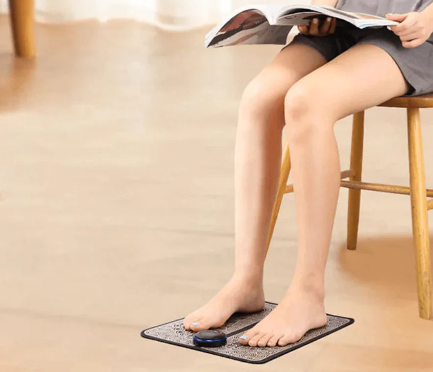 Tapete SerenePulse EMS para Neuropatia, Relaxamento e Bem-Estar