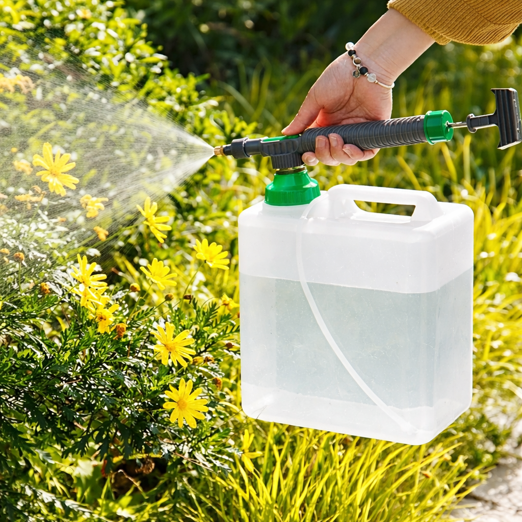 EnviroSpray Reusable Bottle Sprayer For Gardeners With 360 Degree Adjustable Nozzle
