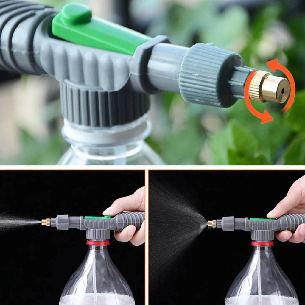 EnviroSpray Reusable Bottle Sprayer For Gardeners With 360 Degree Adjustable Nozzle