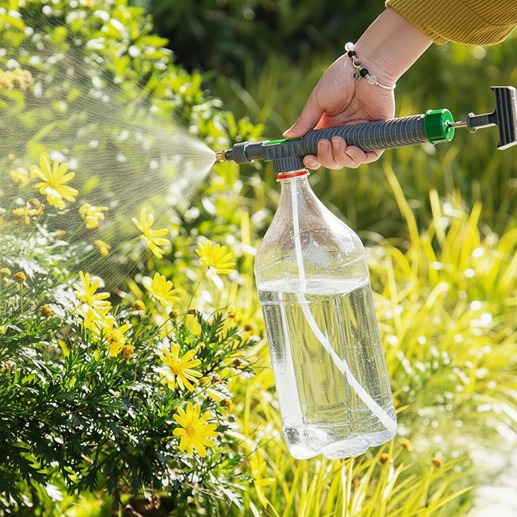 EnviroSpray Reusable Bottle Sprayer For Gardeners With 360 Degree Adjustable Nozzle