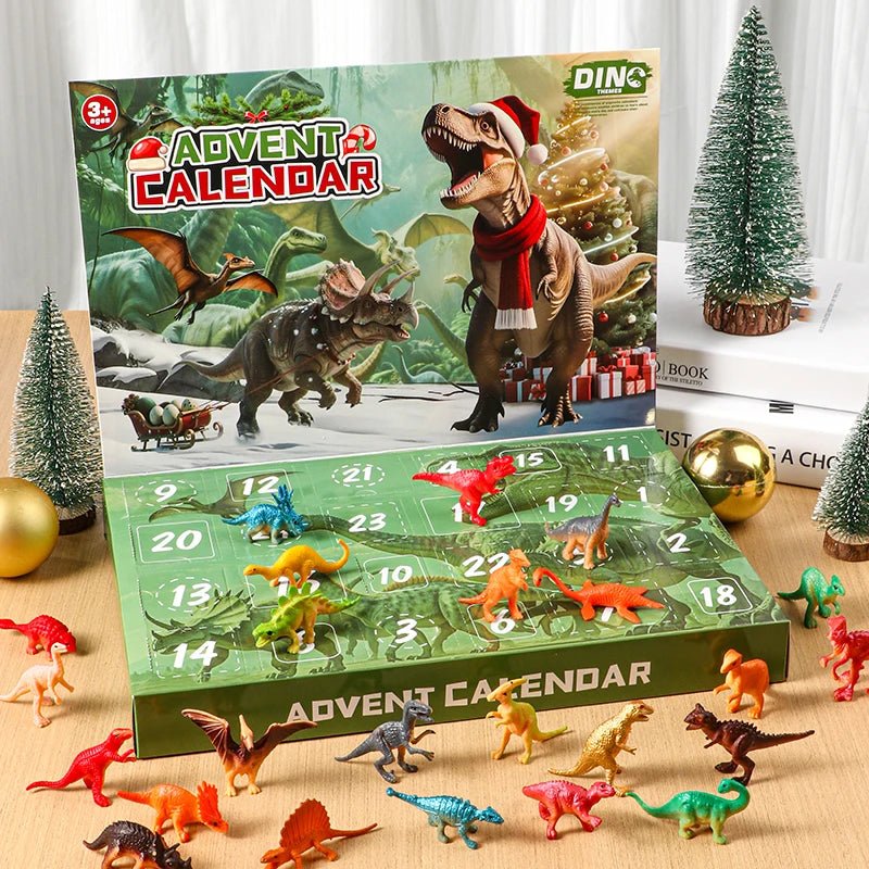 تقويم العدّ التنازلي لعيد الميلاد «رحلة العصر الجوراسي 2025» مع 24 لعبة ديناصورات للأطفال
