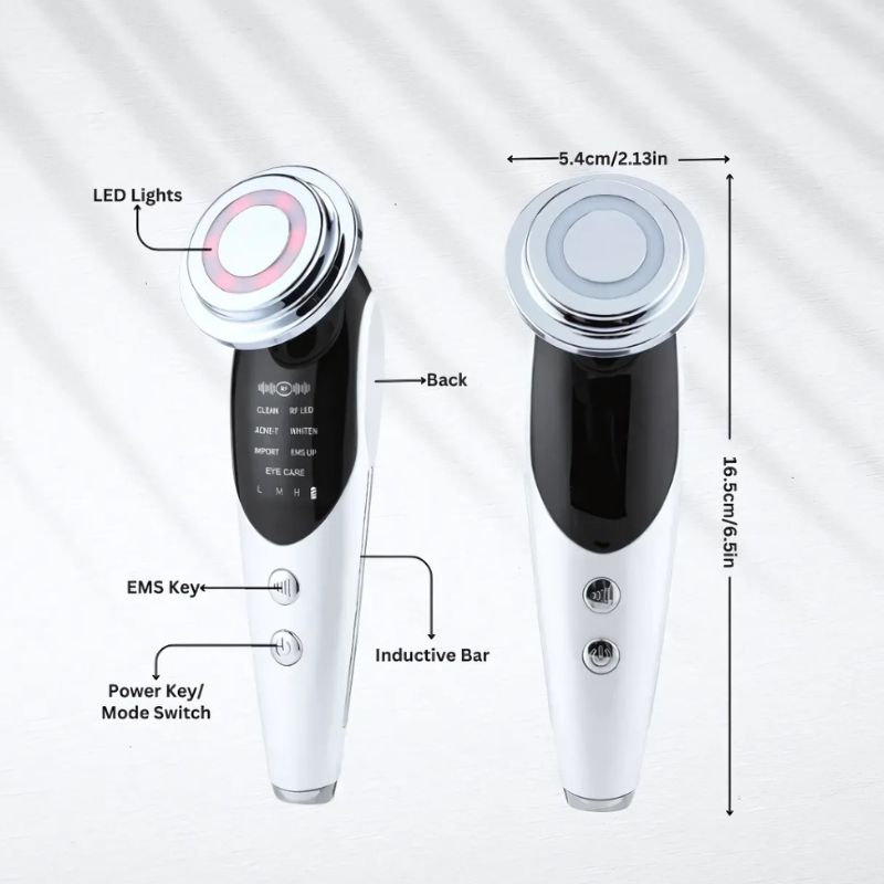 Každodenní péče o pleť s přístrojem na zpevnění pokožky pomocí rádiových vln