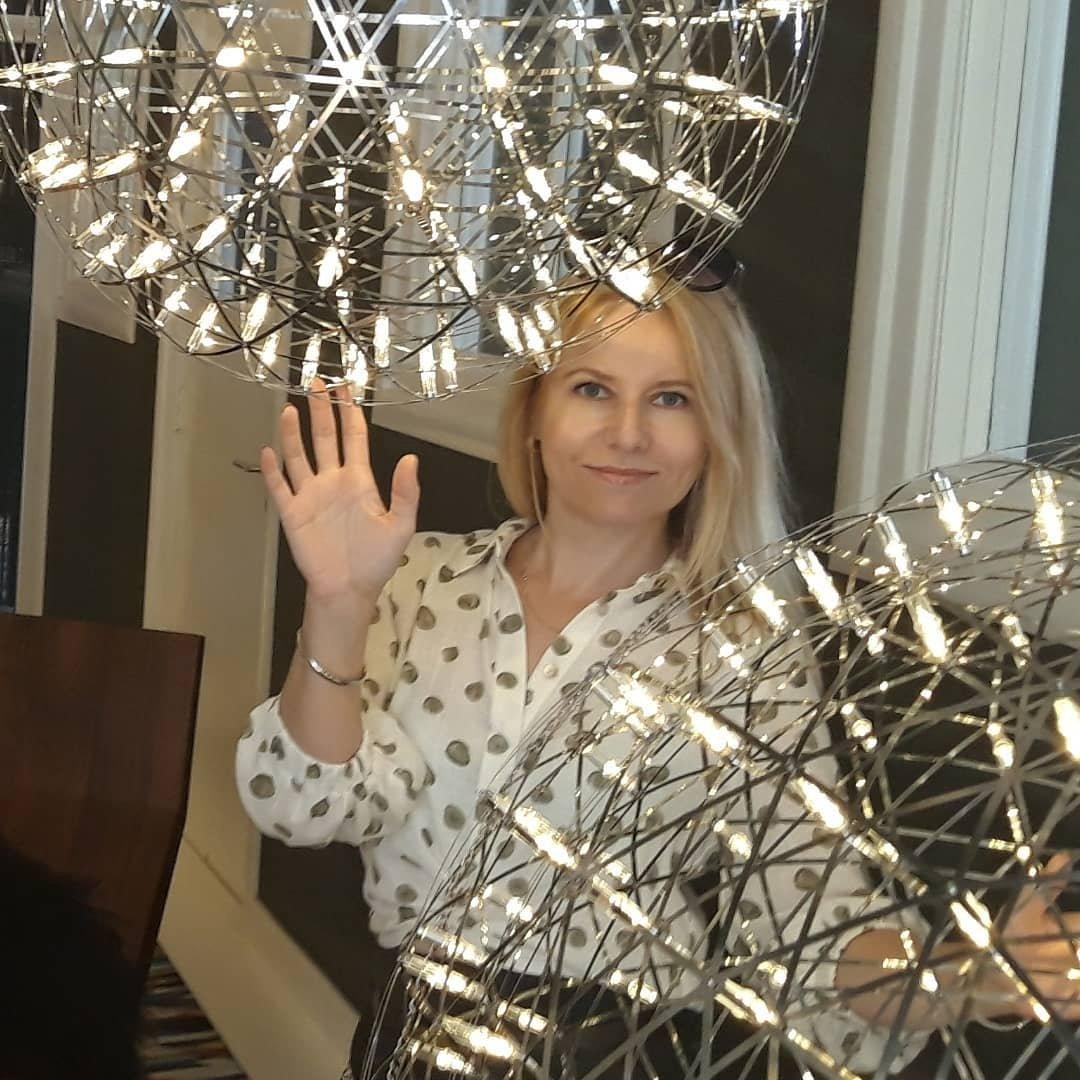 Spark Ball Pendant Light — Silver Finish