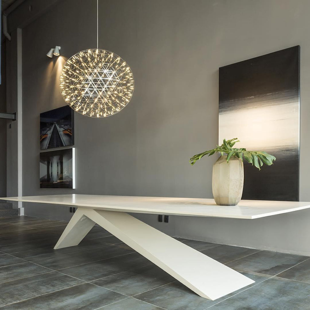 Spark Ball Pendant Light — Silver Finish