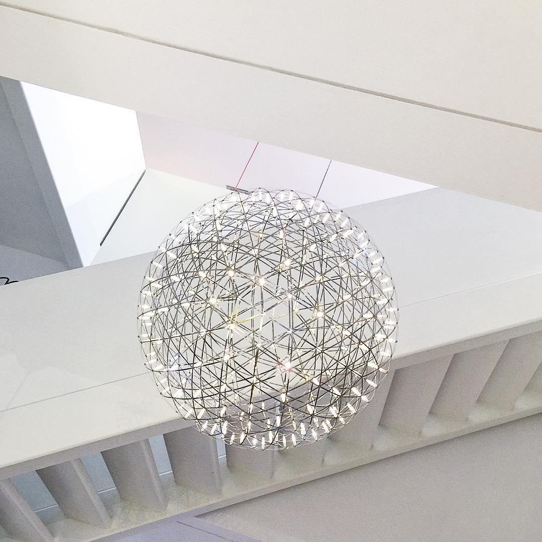 Spark Ball Pendant Light — Silver Finish