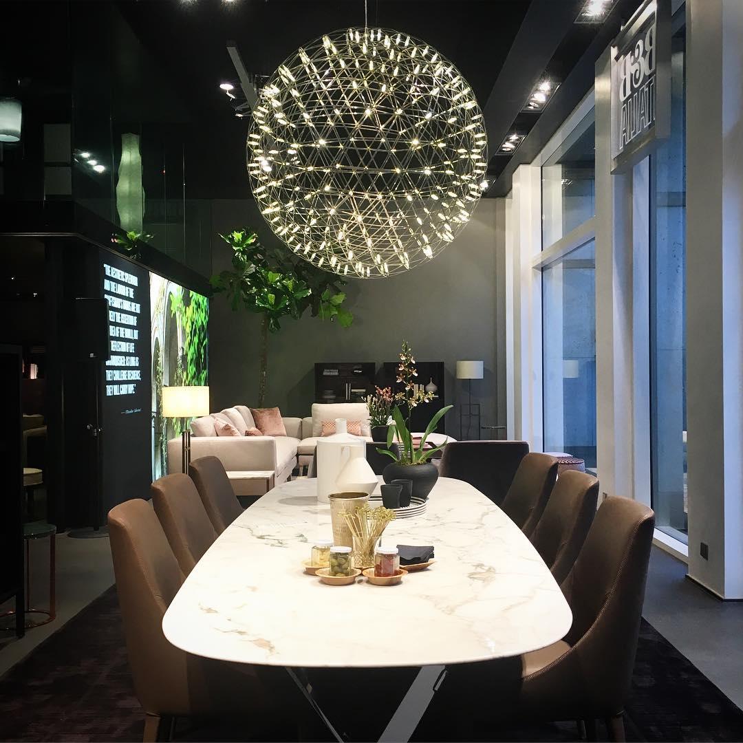 Spark Ball Pendant Light — Silver Finish