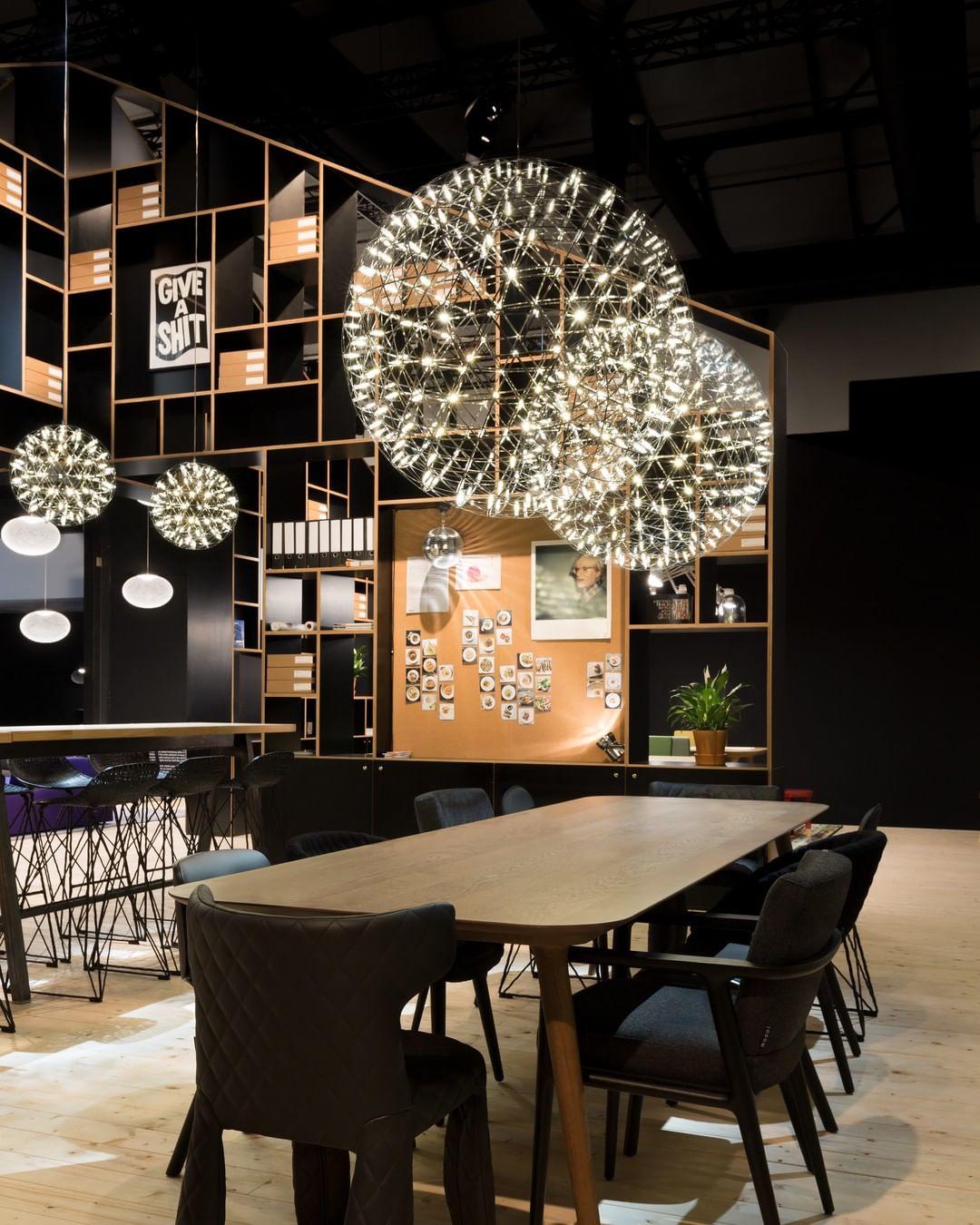 Spark Ball Pendant Light — Silver Finish