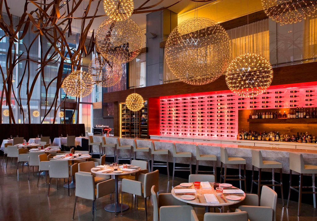 Spark Ball Pendant Light — Silver Finish