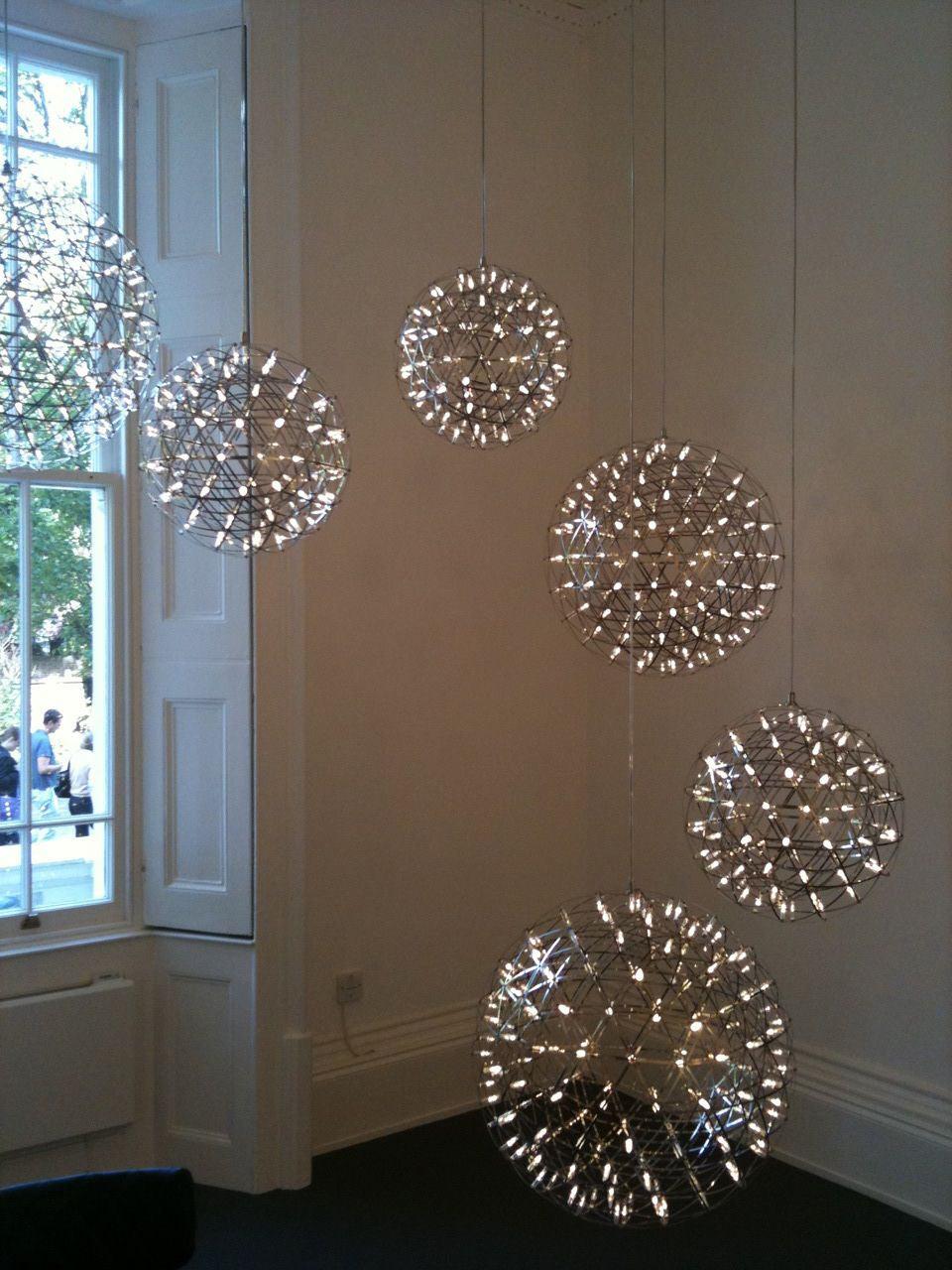 Spark Ball Pendant Light — Silver Finish