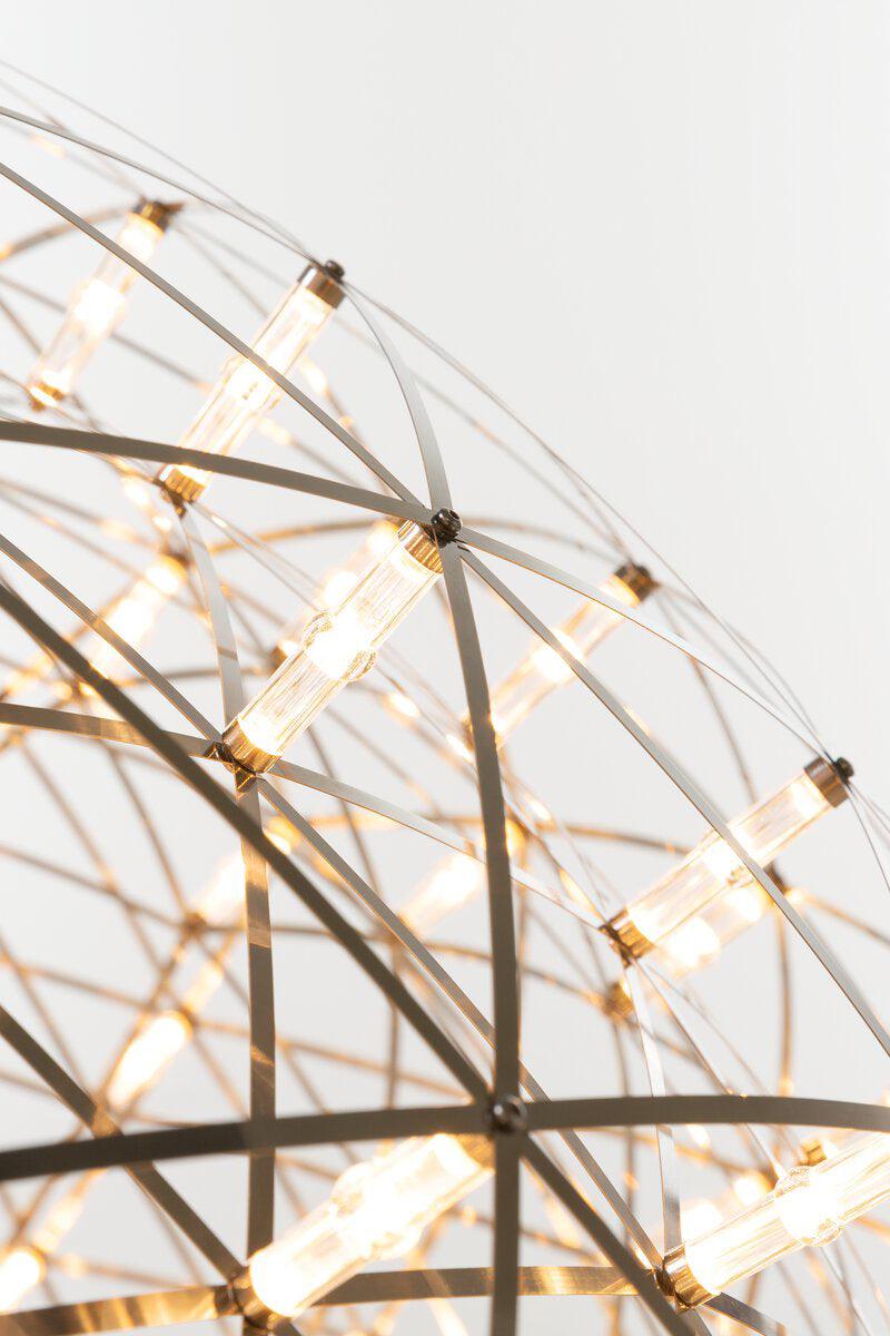 Spark Ball Pendant Light — Silver Finish