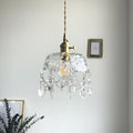 Lumerra Suspension en Cristal Clair pour Pièces Élégantes