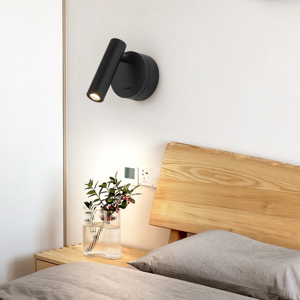 Μινιμαλιστικό επιτοίχιο φωτιστικό LED — Εστιασμένος φωτισμός ανάγνωσης