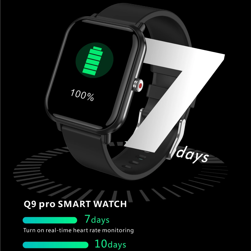 Montre intelligente étanche de sport pour la pression artérielle au poignet 2024 compatible Android iOS