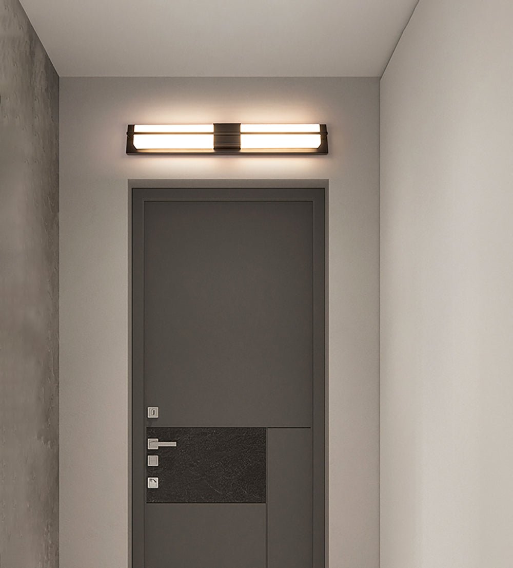 Lampada da parete LED Caspian in alabastro e ottone