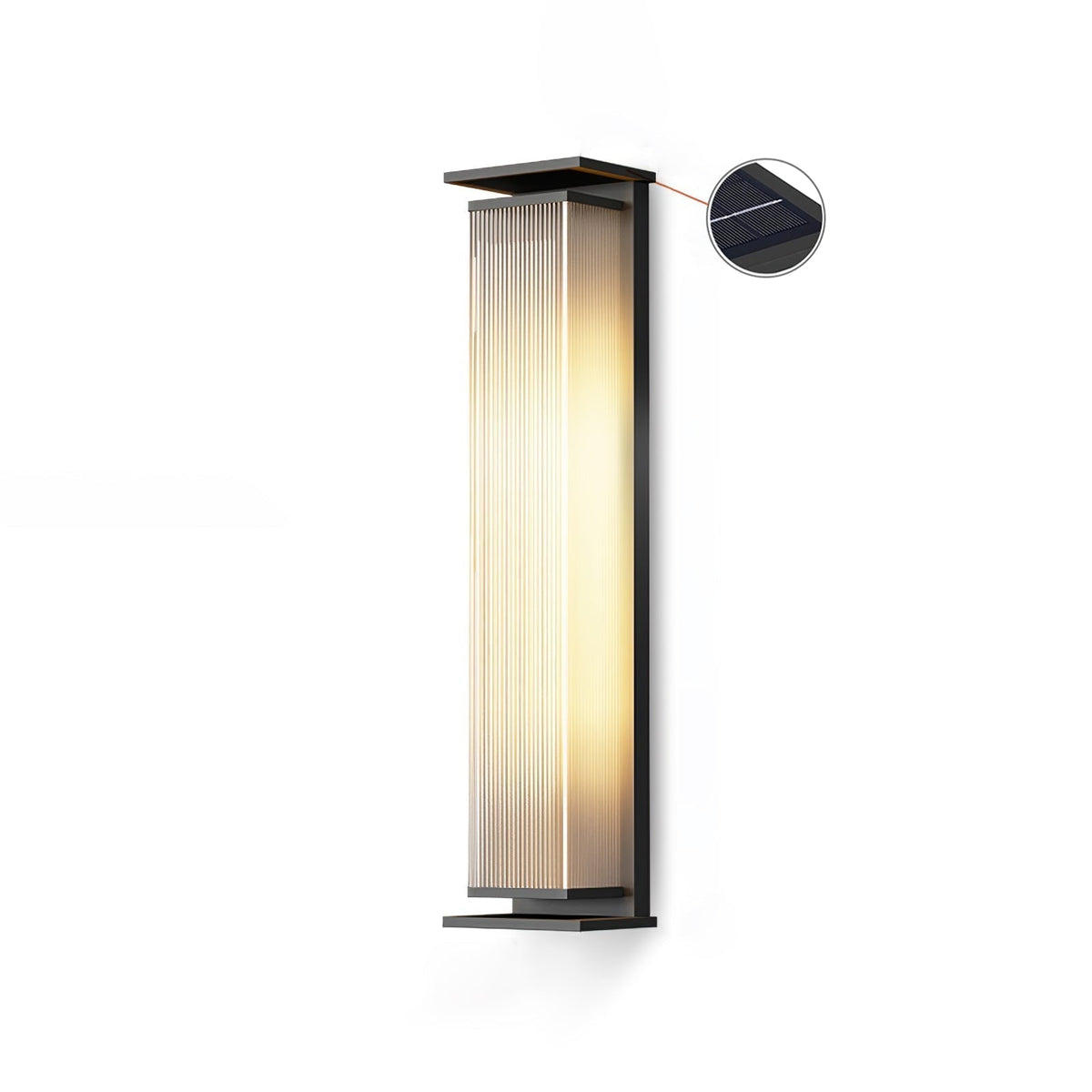 Cesilila Vertical Glass Wall Light - Lamp Outdoor
