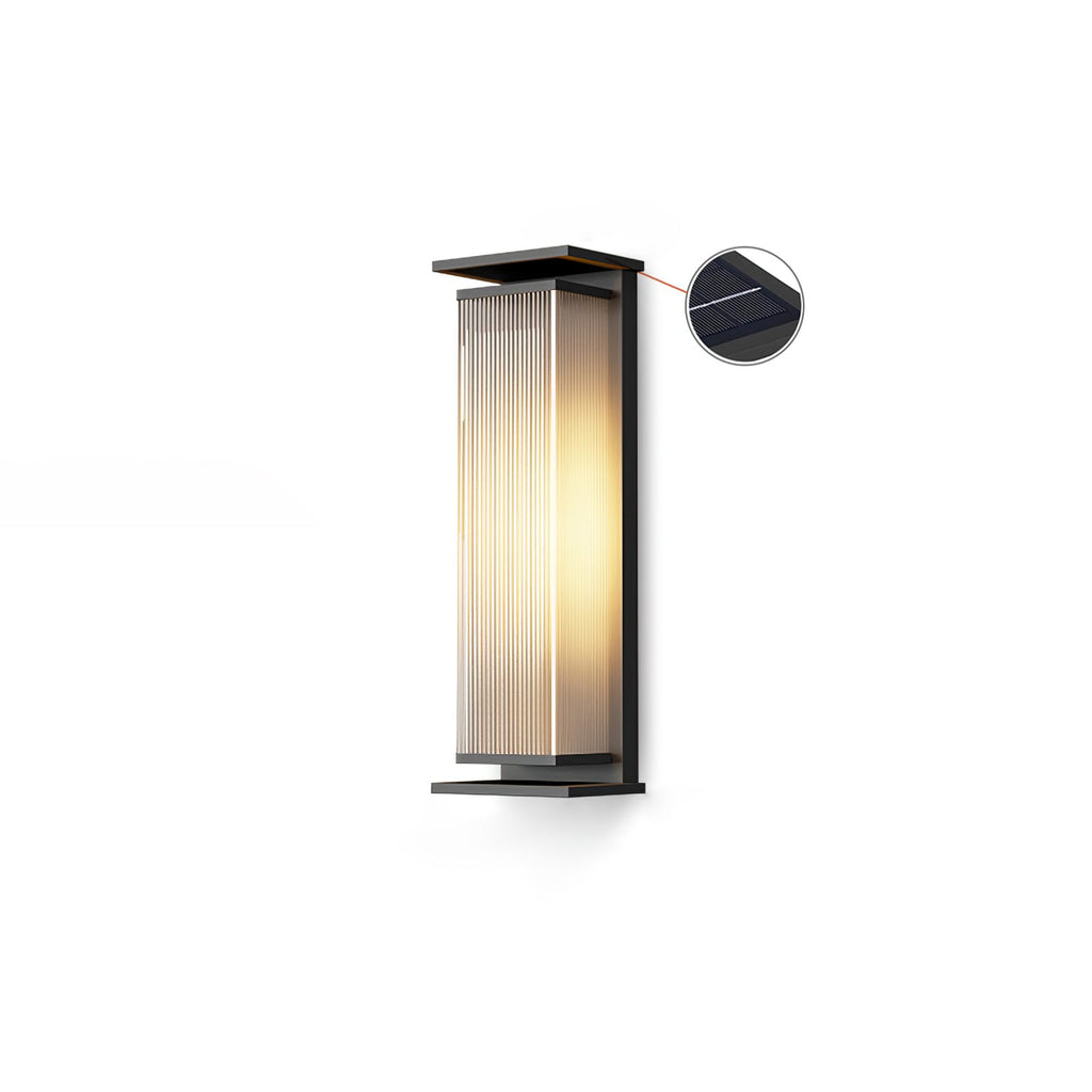 Cesilila Vertical Glass Wall Light - Lamp Outdoor