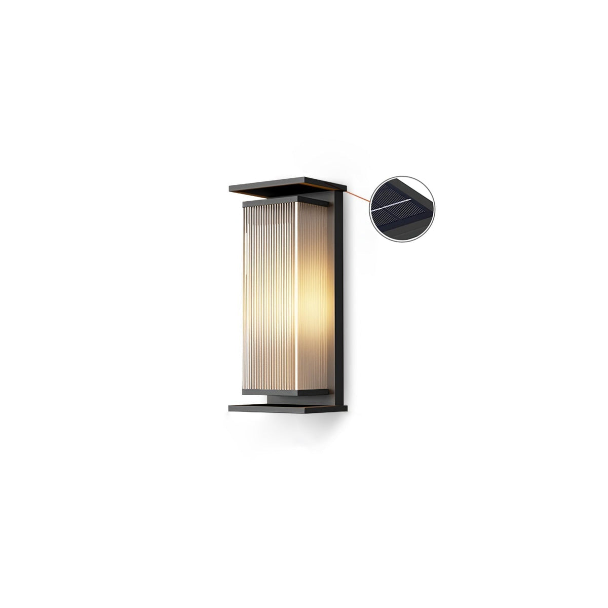 Cesilila Vertical Wall Light — Integrated LED Bulb, Clear Acrylic