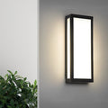 Rectangular LED Waterproof Black Modern Outdoor Exterior Light Wall Lamp - Lamp Outdoor