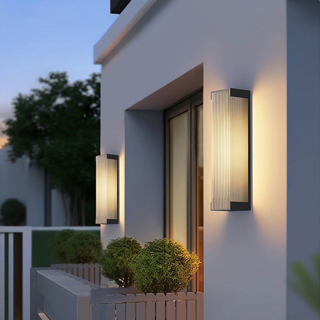 مصباح جداري خارجي مستطيل بتصميم معاصر