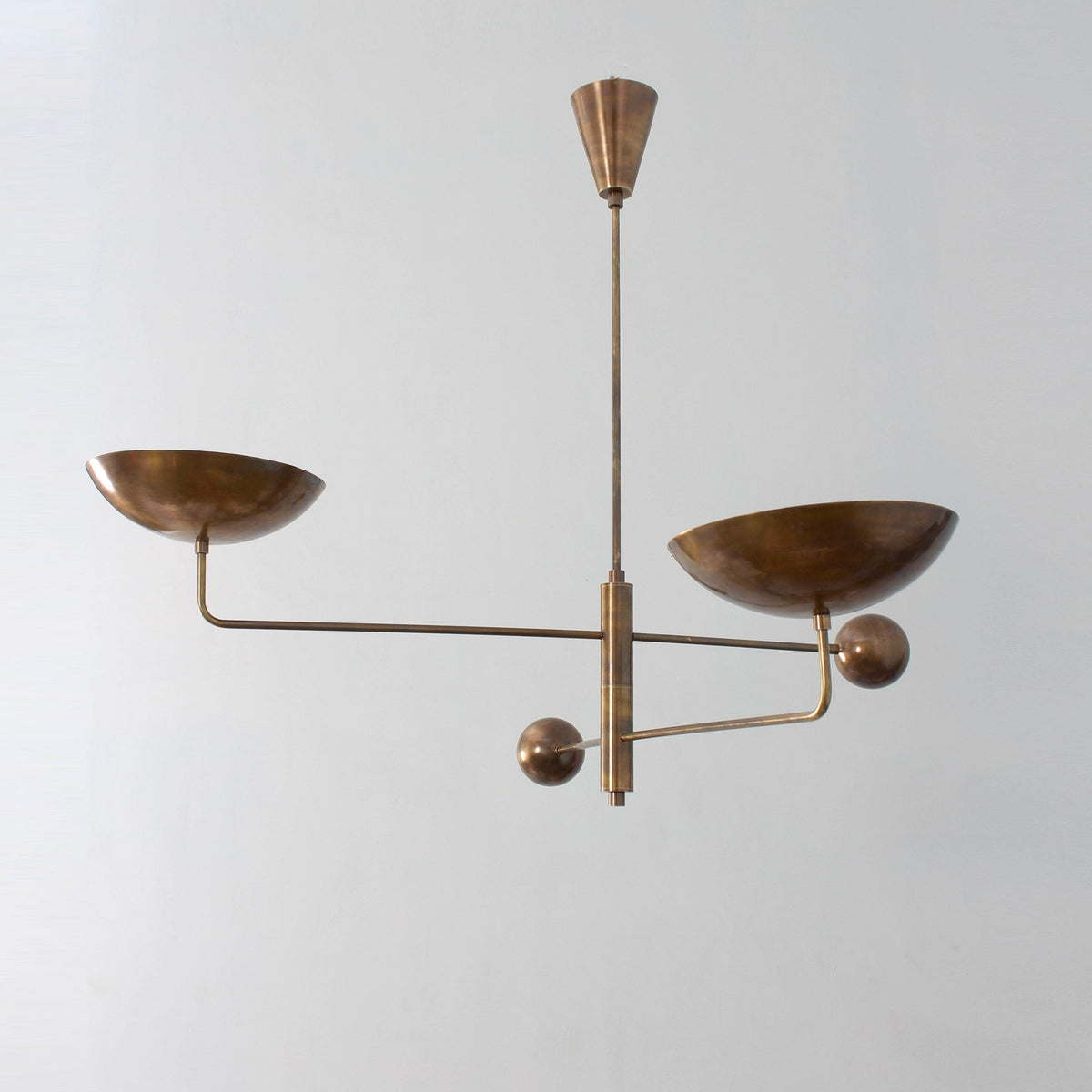 Stella industriële kroonluchter — sculpturaal ontwerp