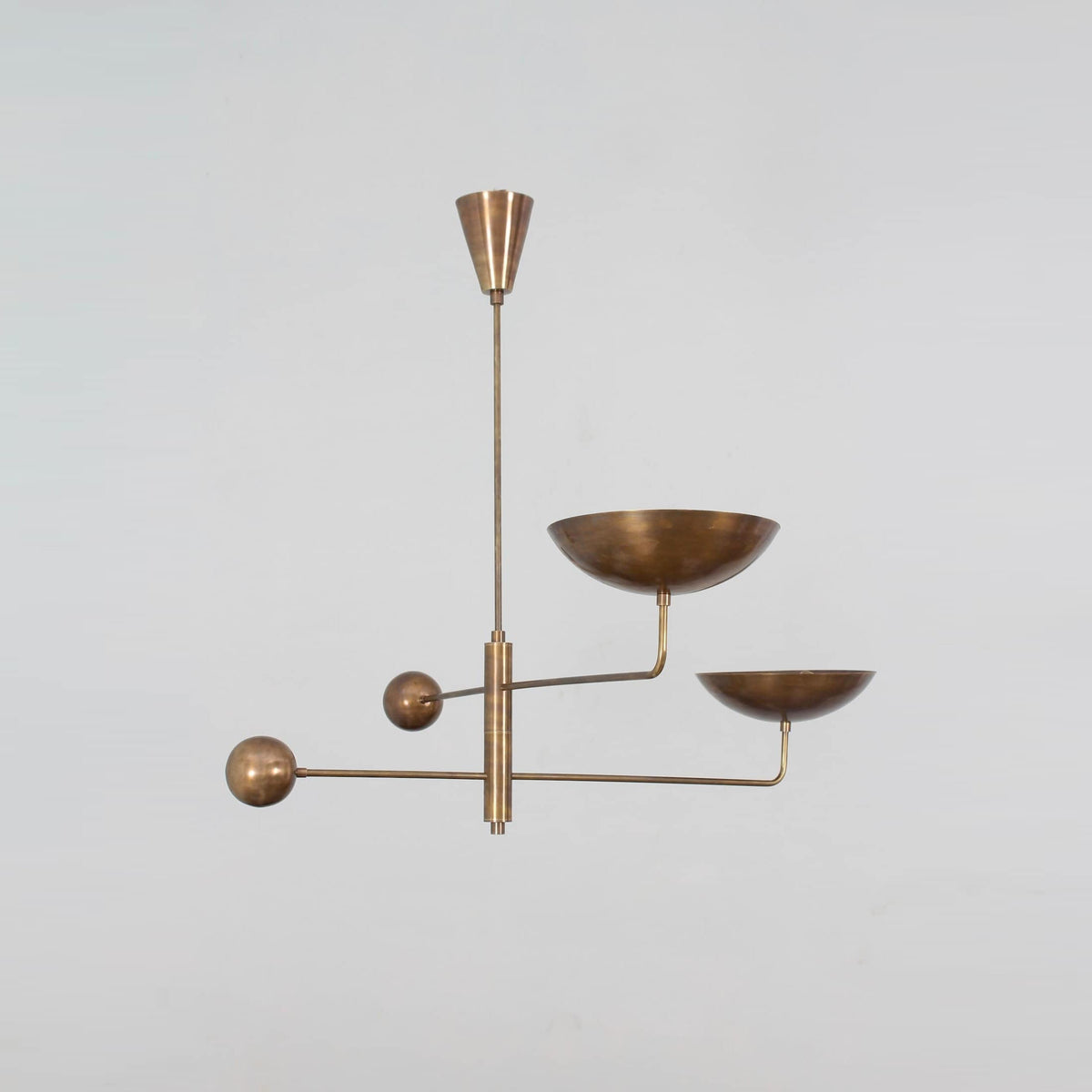 Stella industriële kroonluchter — sculpturaal ontwerp