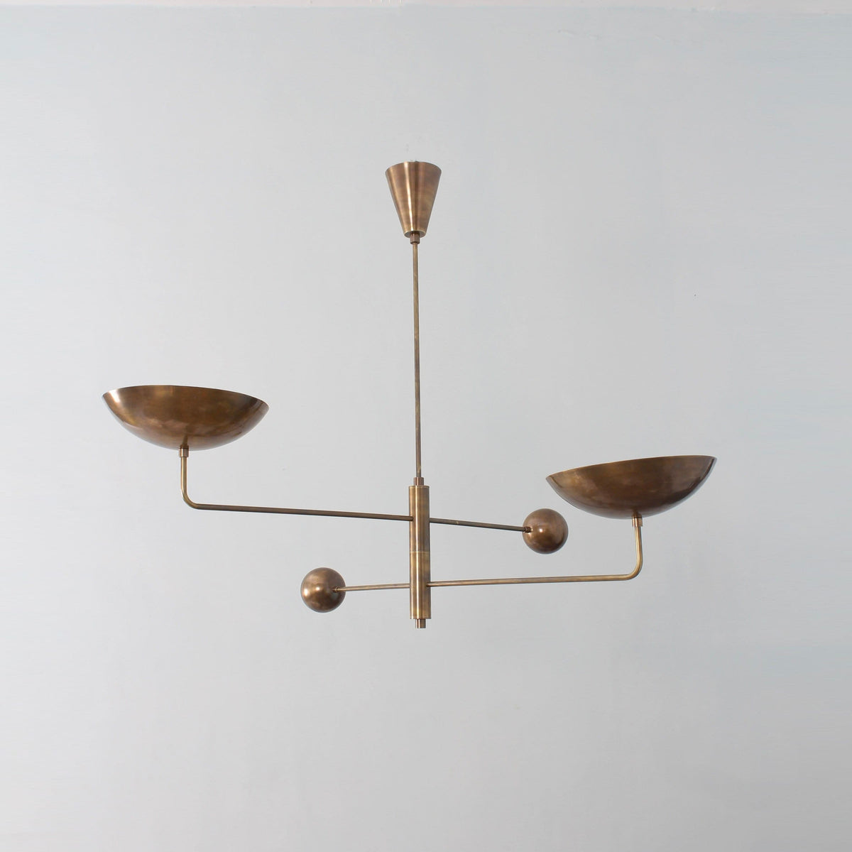 Stella industriële kroonluchter — sculpturaal ontwerp