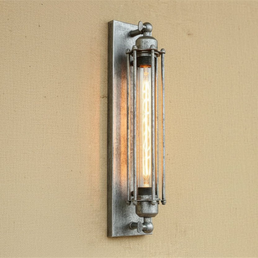 Vintage LED fali lámpa meleg fényű és klasszikus fém dizájnnal