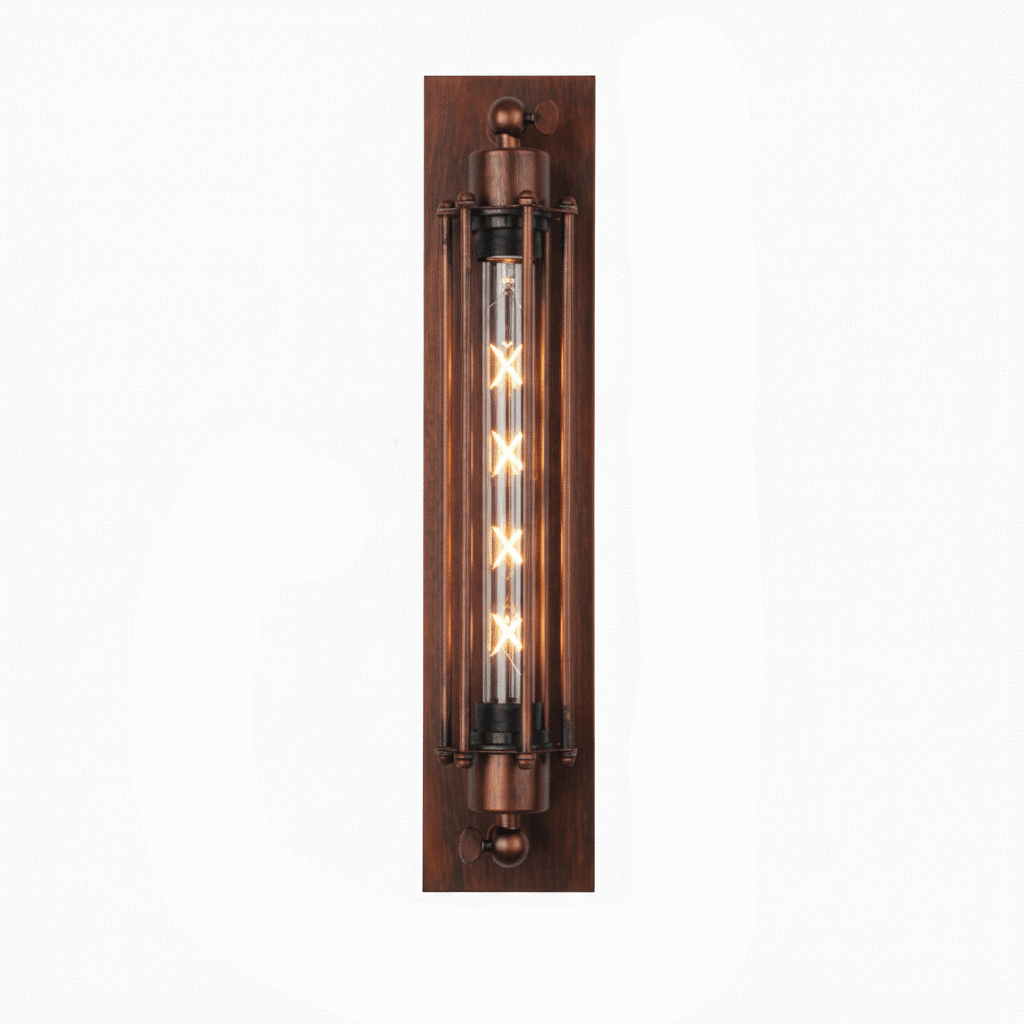 Vintage LED fali lámpa meleg fényű és klasszikus fém dizájnnal