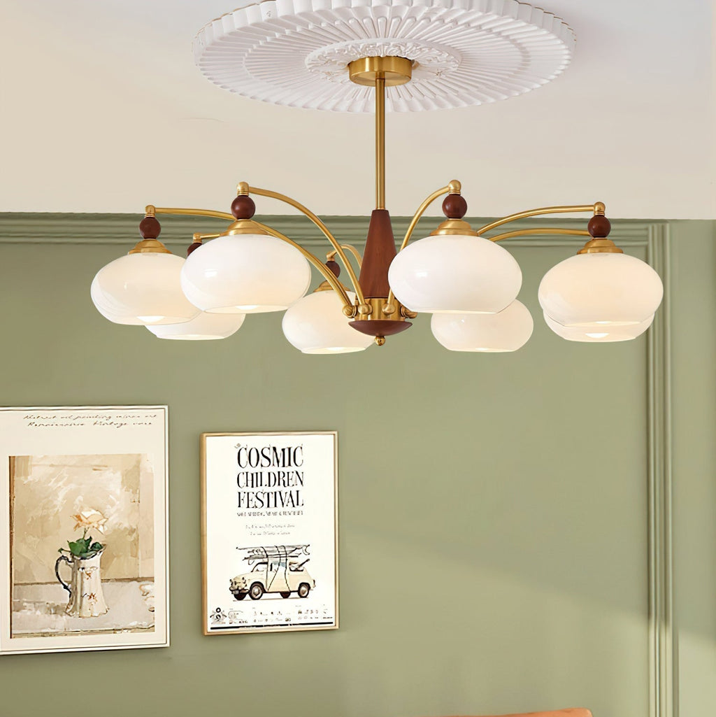 Plafonnier suspendu vintage Charlotte à plusieurs branches