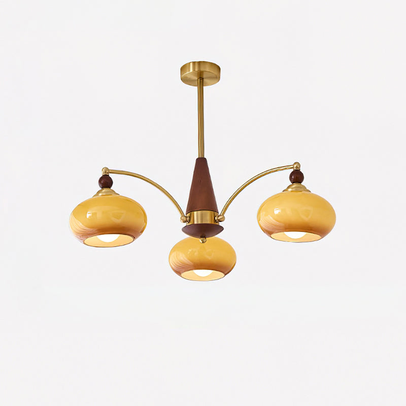 Plafonnier suspendu vintage Charlotte à plusieurs branches