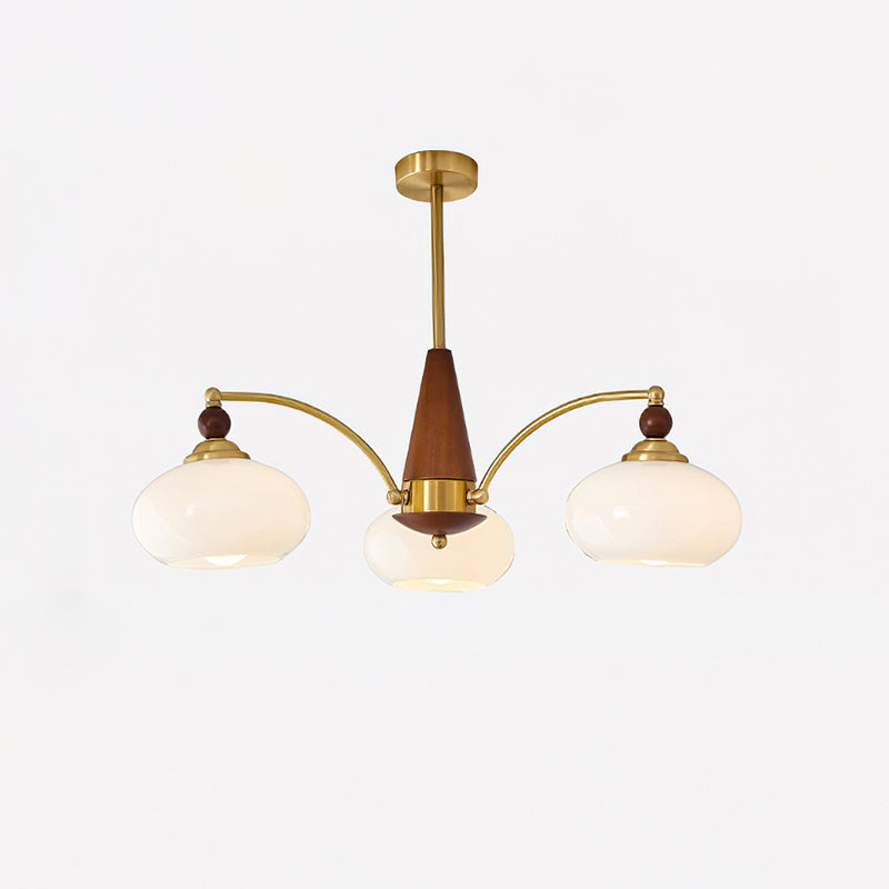 Plafonnier suspendu vintage Charlotte à plusieurs branches