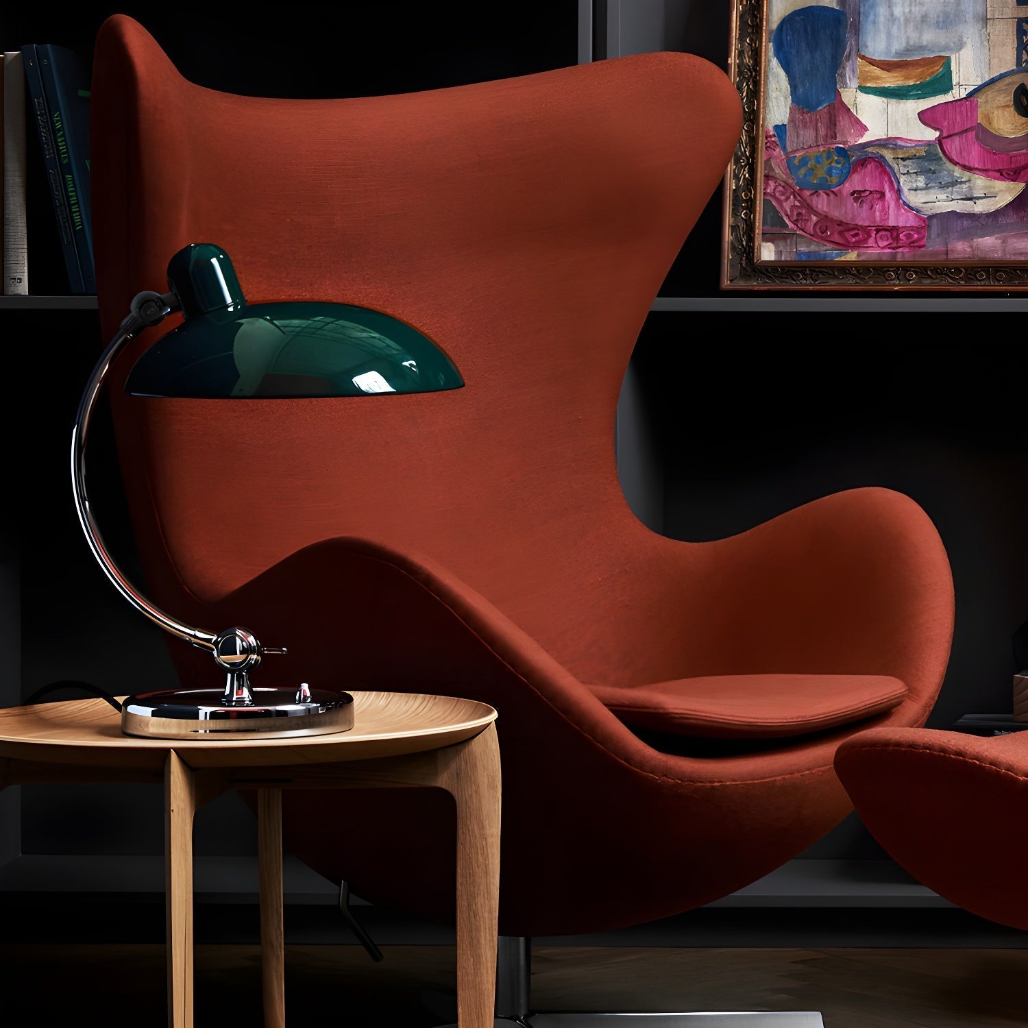 Candeeiro de Mesa Retro Curve — Silhueta Arqueada