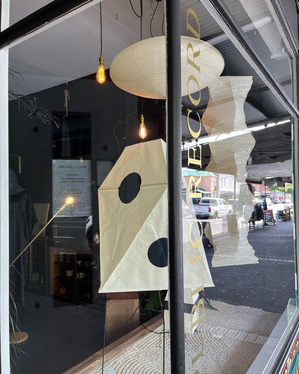 Handcrafted 15A Swag Light — Translucent Washi Paper Shade